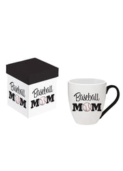 Ceramic Baseball Mom Coffee Cup by Evergreen
