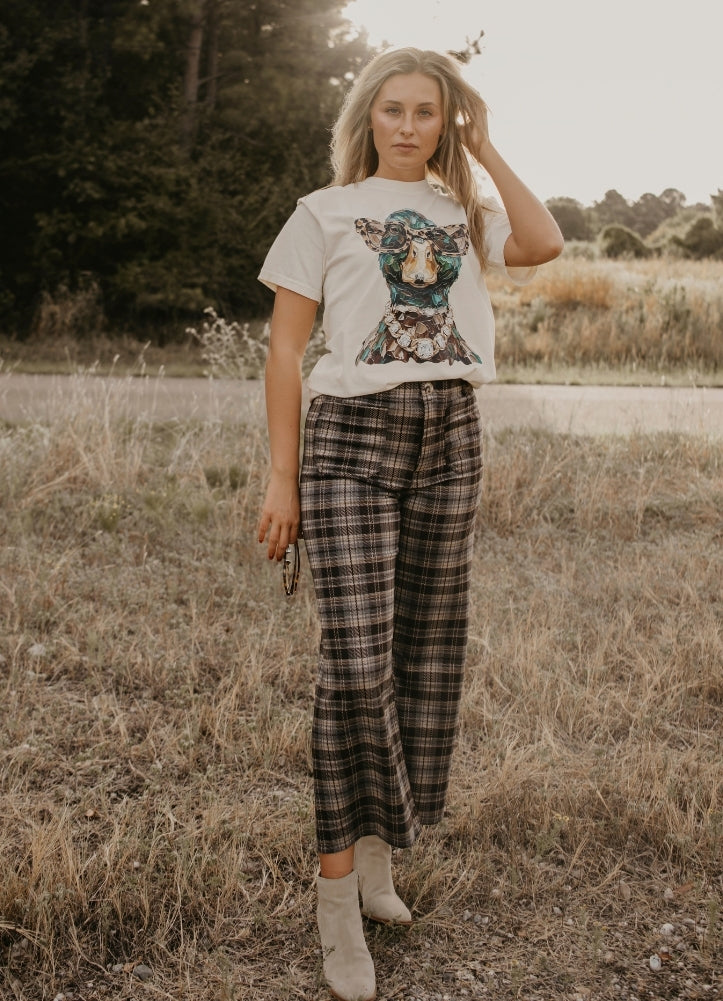Glam Mallard Duck Tee in Ivory by Trendy Tee Co
