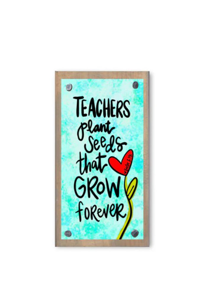 Teachers Plant Seeds Happy Block by Baxter & Me