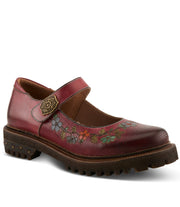Danuella in Dark Red Multi by L Artiste