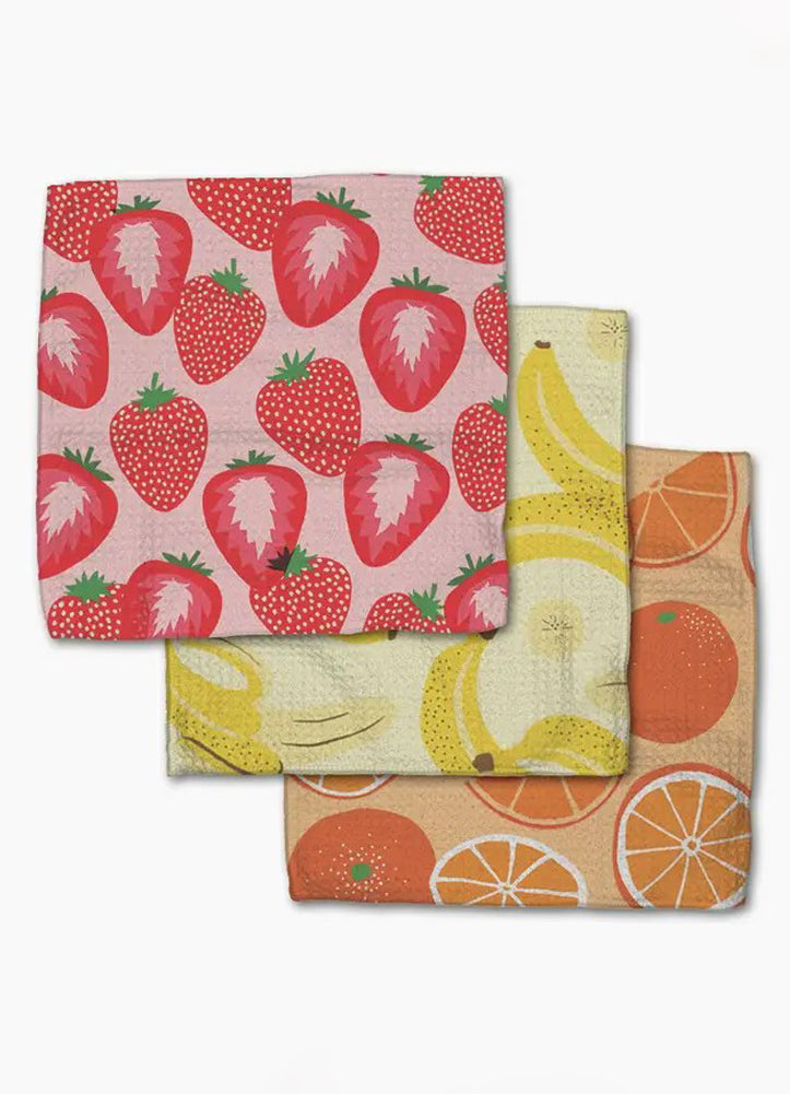 Favorite Fruit Dishcloth Set by Geometry