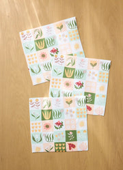 Patchwork Garden Dishcloth Set by Geometry