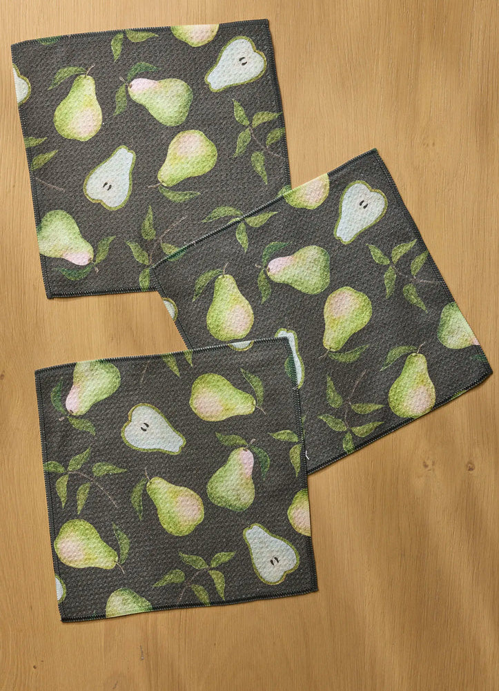Pearwood Dishcloth Set by Geometry