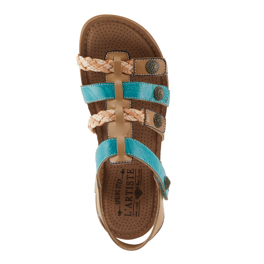 Delila in Beige Multi by L Artiste
