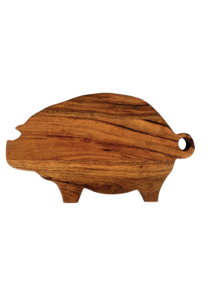Mango Wood Pig Shaped Cheese Board by Creative Co-op