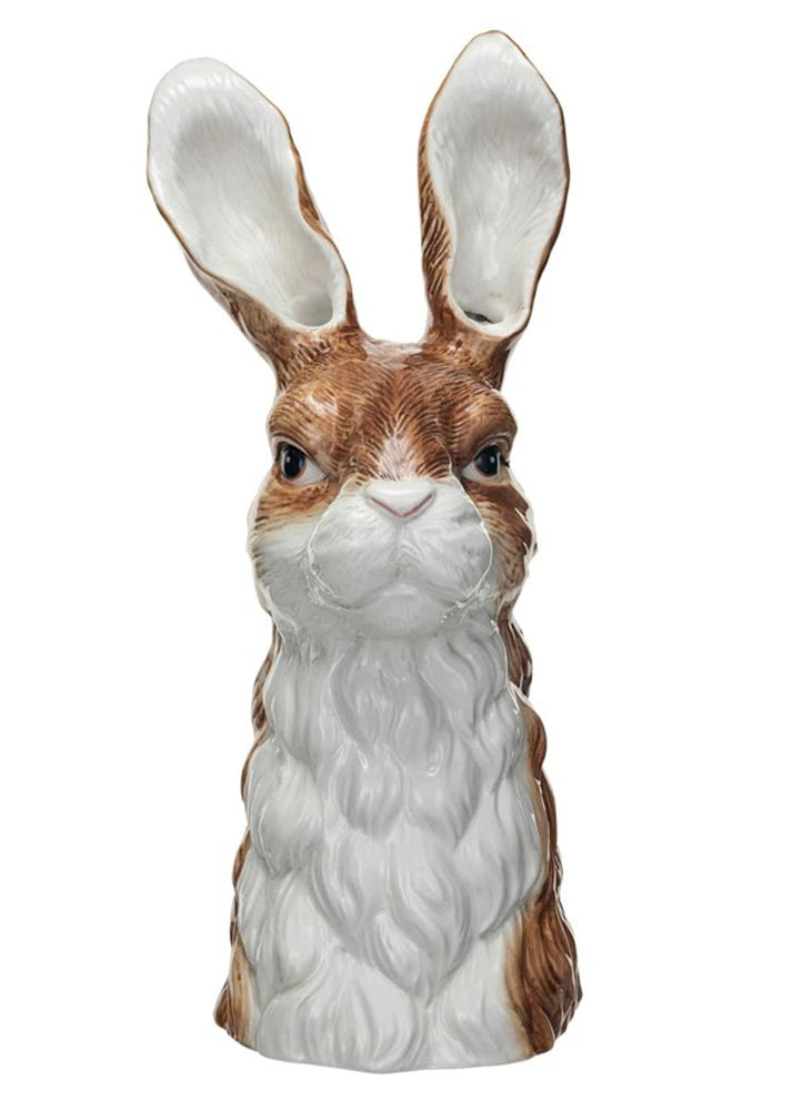 Stoneware Rabbit Vase by Creative Co-op