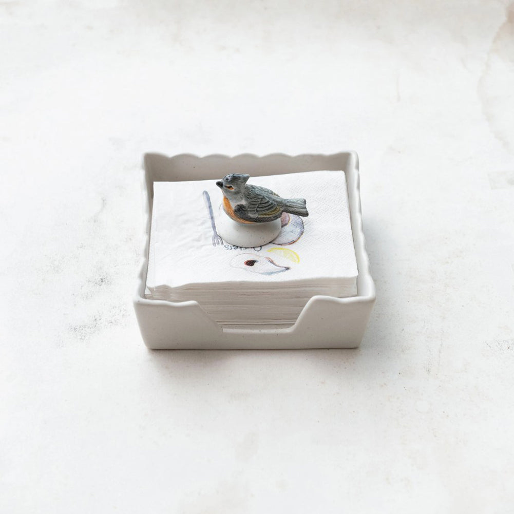 Stoneware Napkin Holder Multi by Creative Co-op