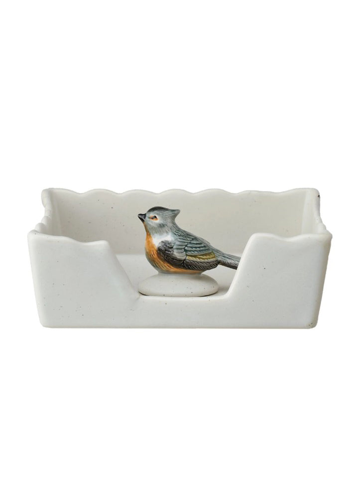 Stoneware Napkin Holder Multi by Creative Co-op