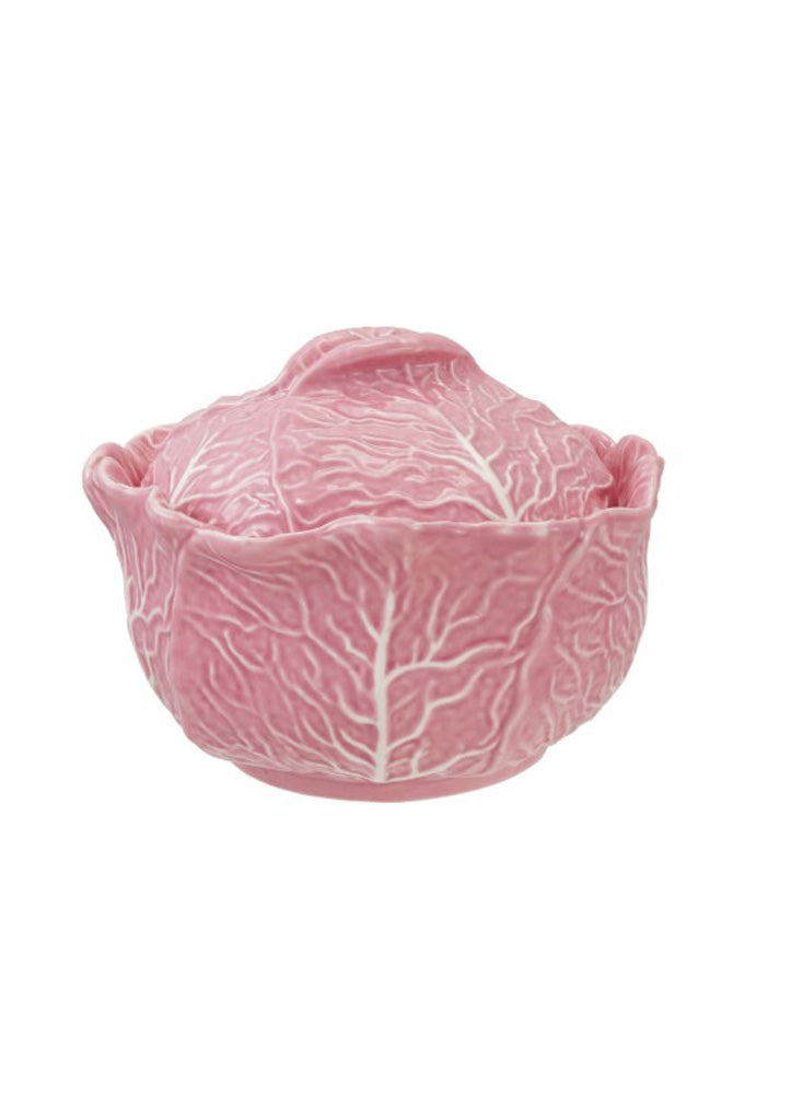 Pink Stoneware Cabbage Tureen by Creative Co-op