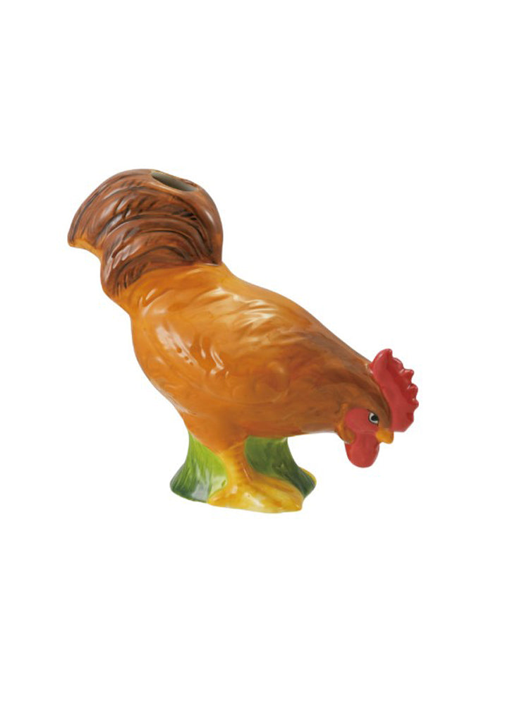 Stoneware Rooster Shaped Vase by Creative Co-op