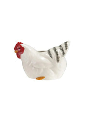 Hand Painted Stoneware Hen Shaped Vase by Creative Co-op