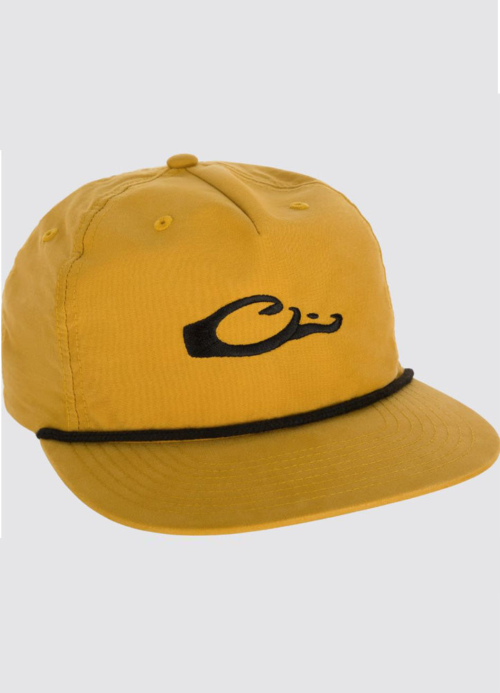 Drake Logo Rope Cap in Biscuit/Black by Drake