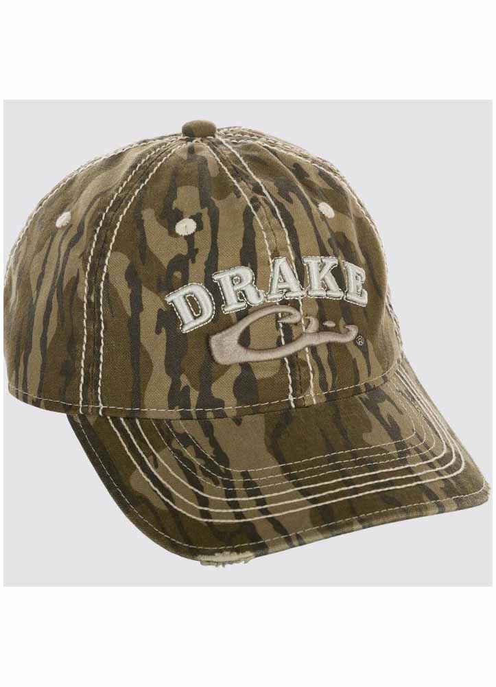 Square Leather Patch Mesh Back Cap in Dark Brown by Drake