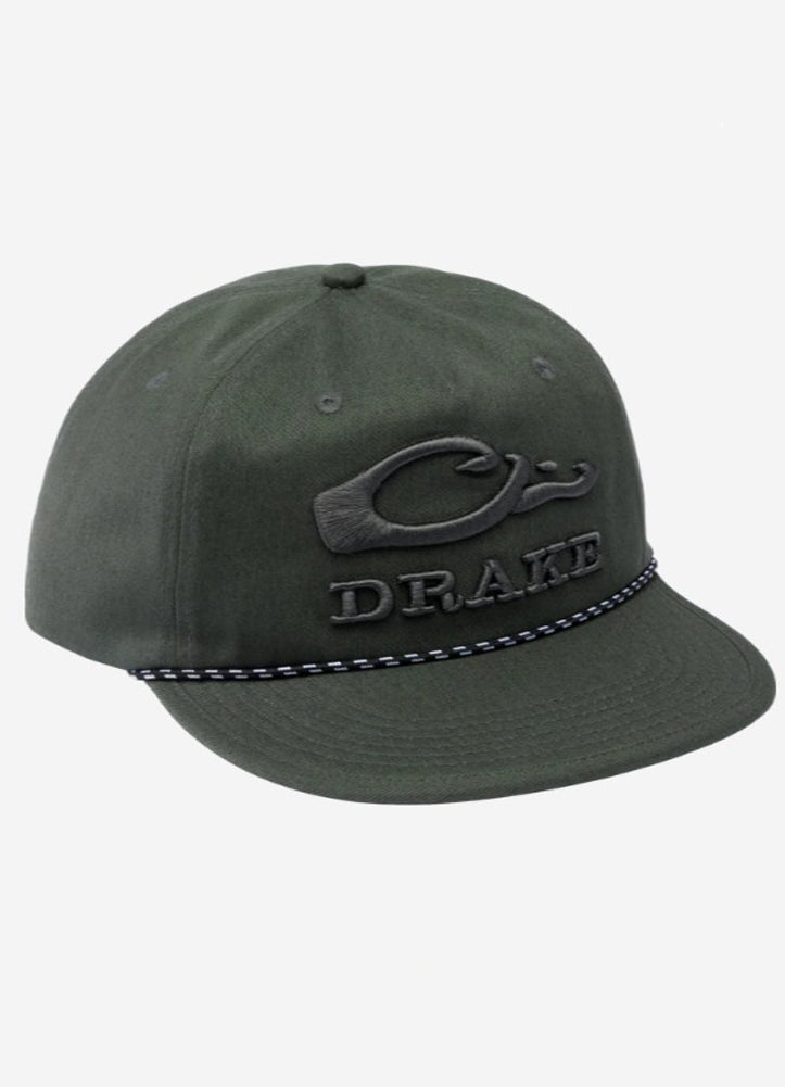 Drake Crusher Rope Cap in Charcoal by Drake