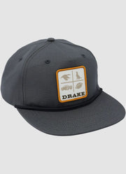 Drake X Lost Hat DDTF Goat Rope Cap in Gunmetal/Black