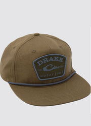 Drake X Lost Hat Drake Patch Goat Rope Cap in Tobacco/Grey
