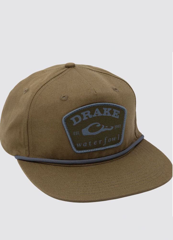Drake X Lost Hat Drake Patch Goat Rope Cap in Tobacco/Grey
