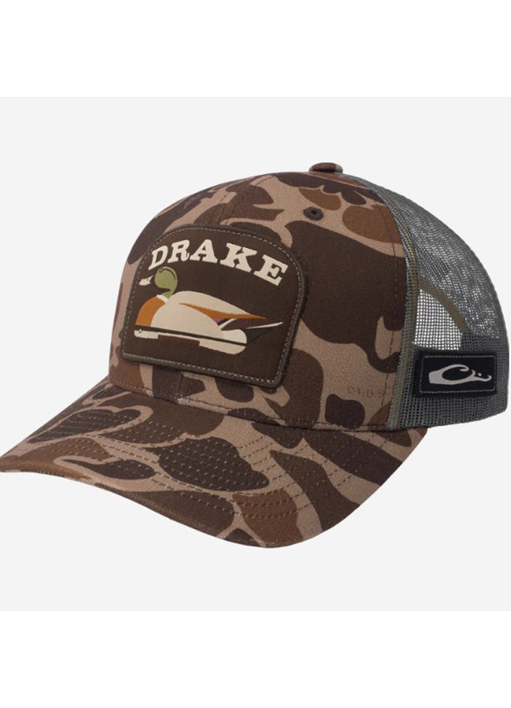 Drake Mallard Decoy Mesh Back Cap in Old School