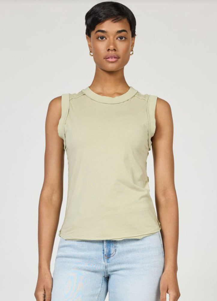 Zo Sleeveless Top in Abbey Stone by Dear John