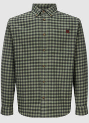 Autumn Flannel LS in Olivine by Drake