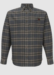 Autumn Flannel LS in Unexplored Black by Drake