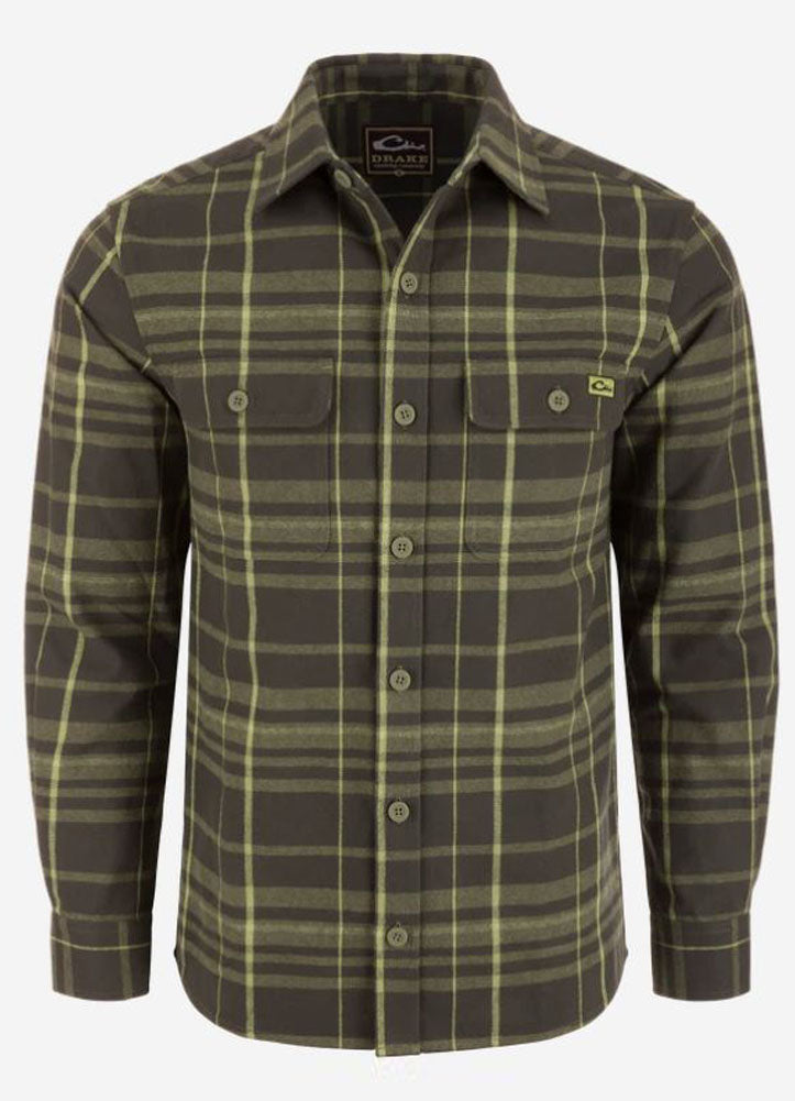 Legacy Flannel LS Plaid in Epsom by Drake