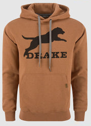 Graphic Hoodie Leaping Lab Golden Pecan Dark Heather by Drake