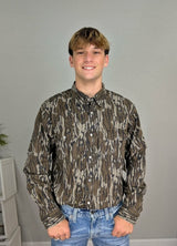 Cinco Ranch Acid Wash Shirt in OG Bottomland by Drake