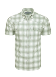 SS Cinco Ranch Western Plaid Shirt in Desert Sage by Drake