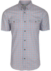 Frat Tattersall S/S in Marina Blue by Drake