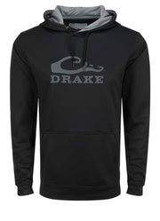 Stacked Logo Hoodie Caviar Black by Drake
