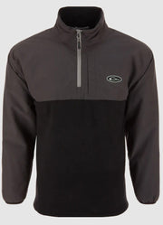 Eqwader Half Zip Pullover in Black Oyster by Drake