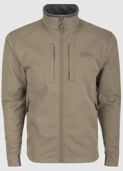 Windproof Soft Shell Jacket in Timber Wolf Khaki by Drake