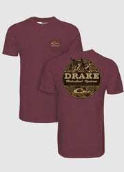 Old School Circle SS in Tawny Port by Drake