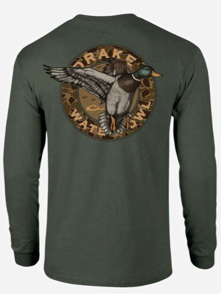 Circle Mallard T LS in Kalamata Light Heather by Drake