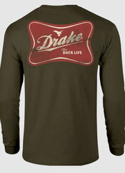 Drake Life LS in Kalamata Olive by Drake