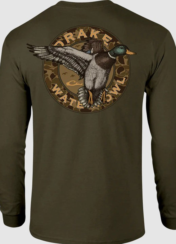 Circle Mallard LS in Kalamata Olive by Drake