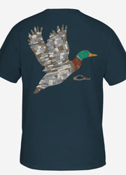 Mosaic Mallard SS in Orion Blue by Drake