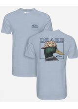 Back Cap Mallard SS in Cerulean Light Heather by Drake