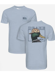 Back Cap Mallard SS in Cerulean Light Heather by Drake