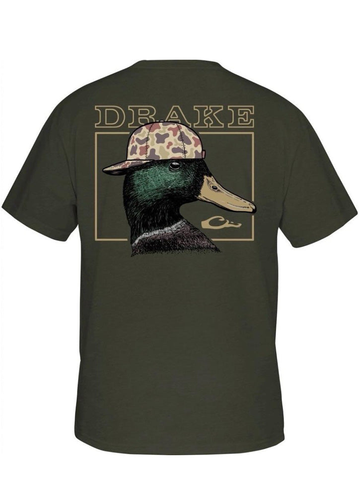 Back Cap Mallard SS in Olive by Drake
