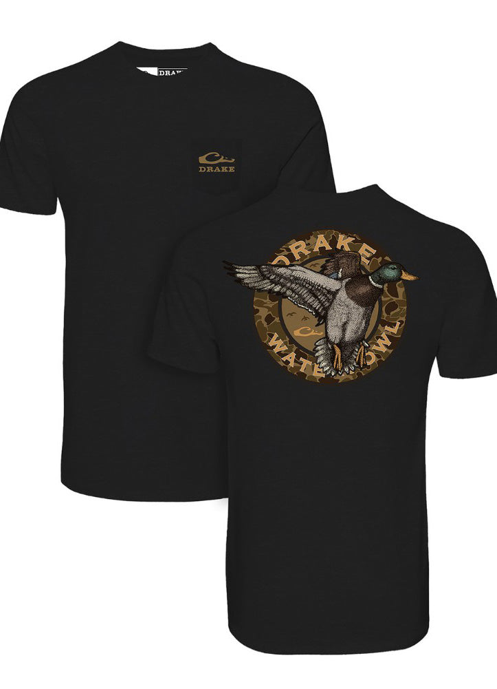 Circle Mallard SS in Black by Drake
