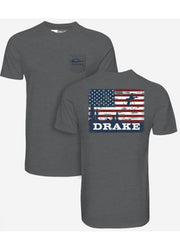 Americana Scenic SS in Graphite Heather by Drake