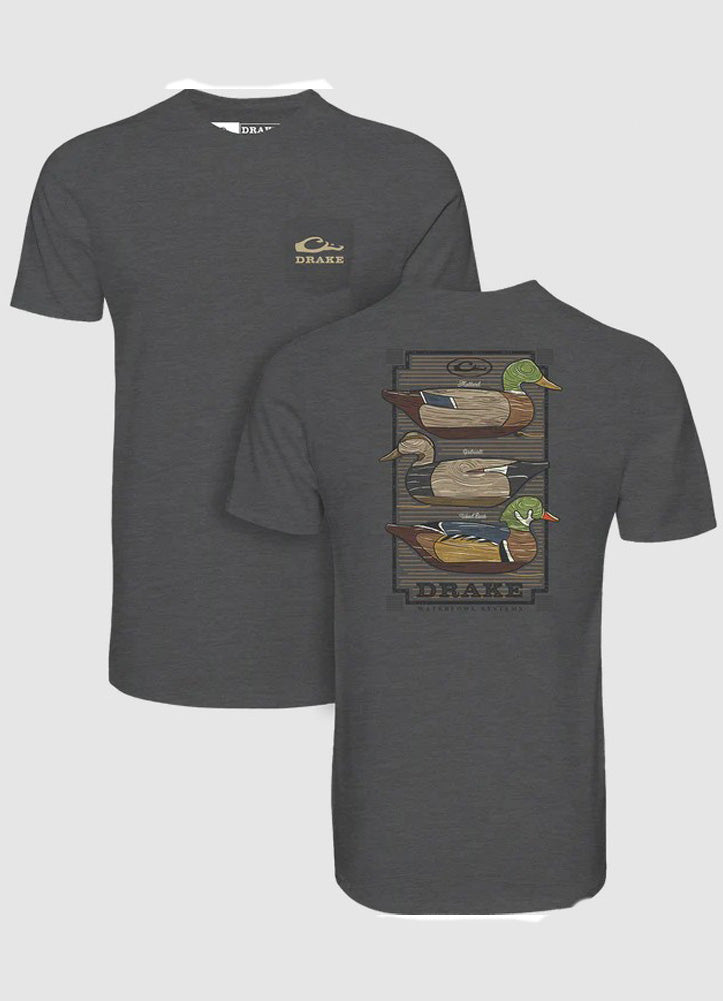 Vintage Decoy Stack SS in Graphite Heather by Drake