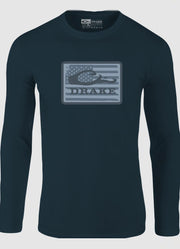 Graphic Work LS in Orion Blue by Drake
