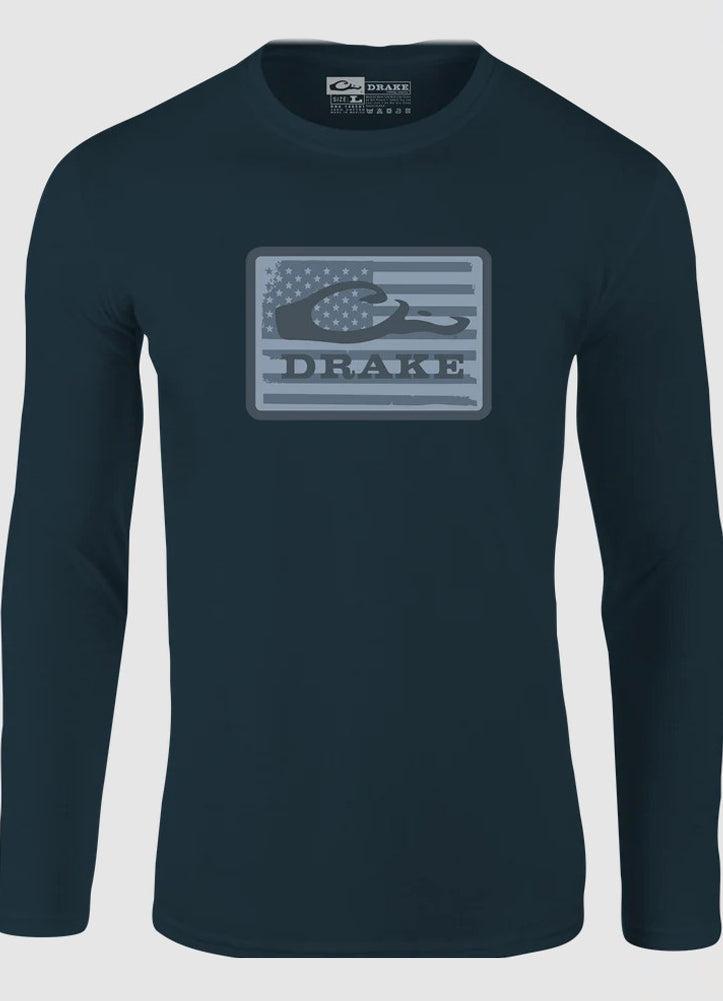 Graphic Work LS in Orion Blue by Drake