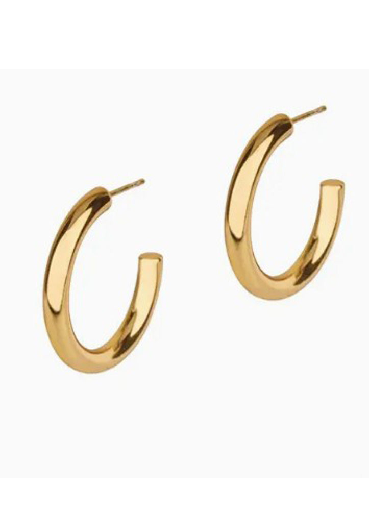 Gold Hoop Earrings by Whats Hot