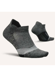 Elite Light Cushion No Show Tab Grey by feetures