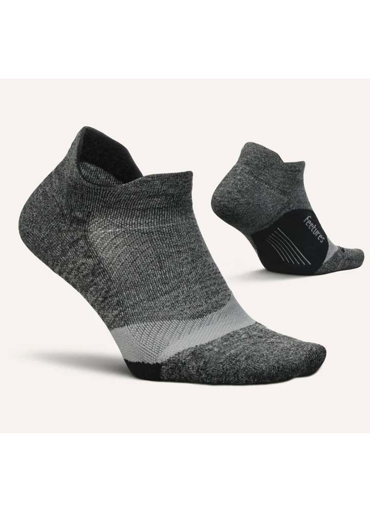 Elite Light Cushion No Show Tab Grey by feetures