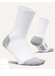 Elite Max Cush Mini Crew White by feetures